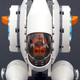 Illustration for article titled This smooth space ship is piloted by one ugly minifig